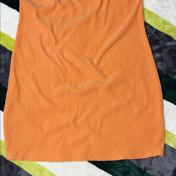 Vans Orange Textured Dress Size S - Picture 4 of 13